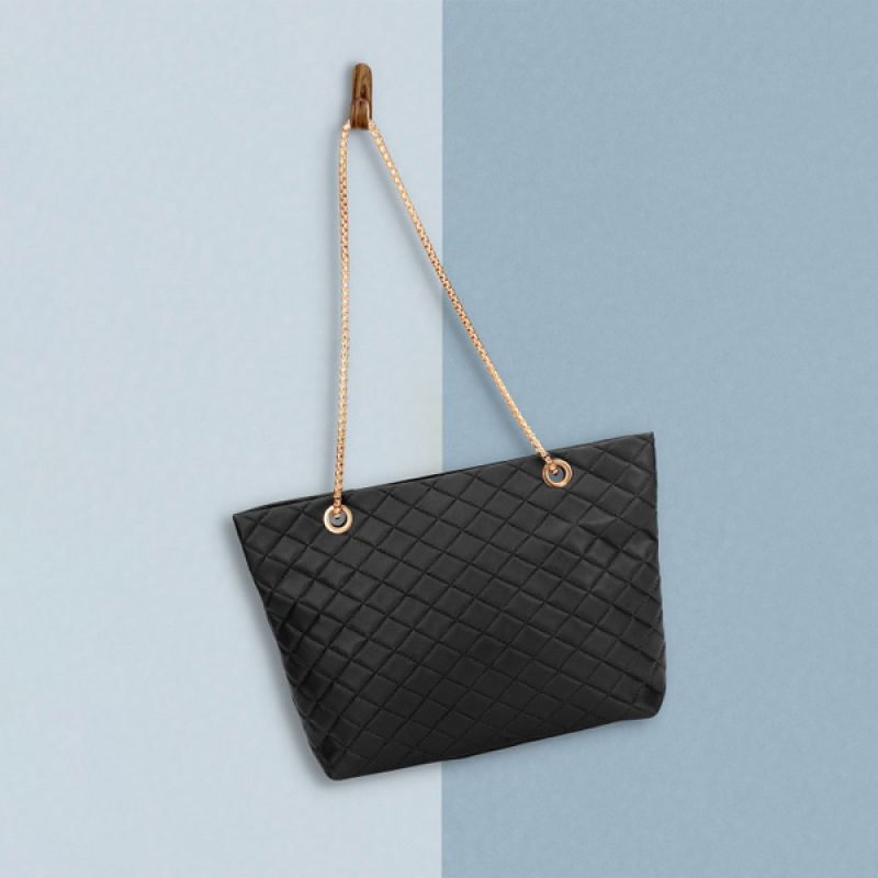 Textured Zip Detail PU Handbags